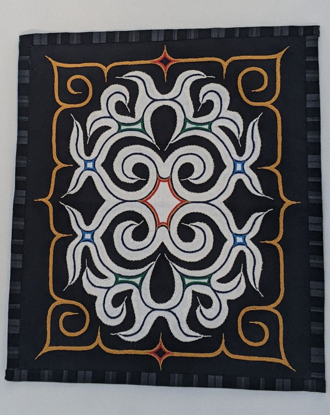 Ainu women honed their embroidery ability by observing their mentors and passed these skills down through the generations.